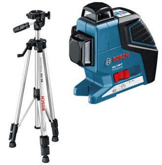 Построитель плоскостей BOSCH GLL 3-80 P + BS 150