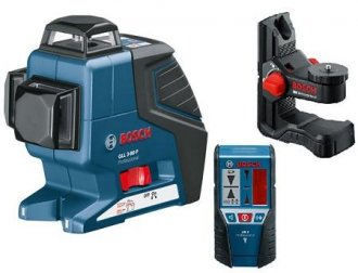 Построитель плоскостей BOSCH GLL 3-80 P + BM1 + LR2 в L-Boxx