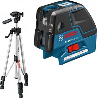 Лазерный отвес BOSCH GCL 25 + BS 150